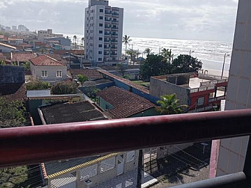 Apartamento de 76m�, 2 quartos, 2 banheiros lado praia.