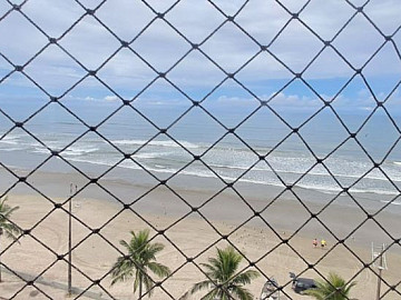 Apartamento de 62m�, 1 quarto e 1 vaga de frente o mar .